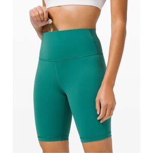Lululemon Wunder Train High Rise Short in Teal Lagoon Size XXXS/0